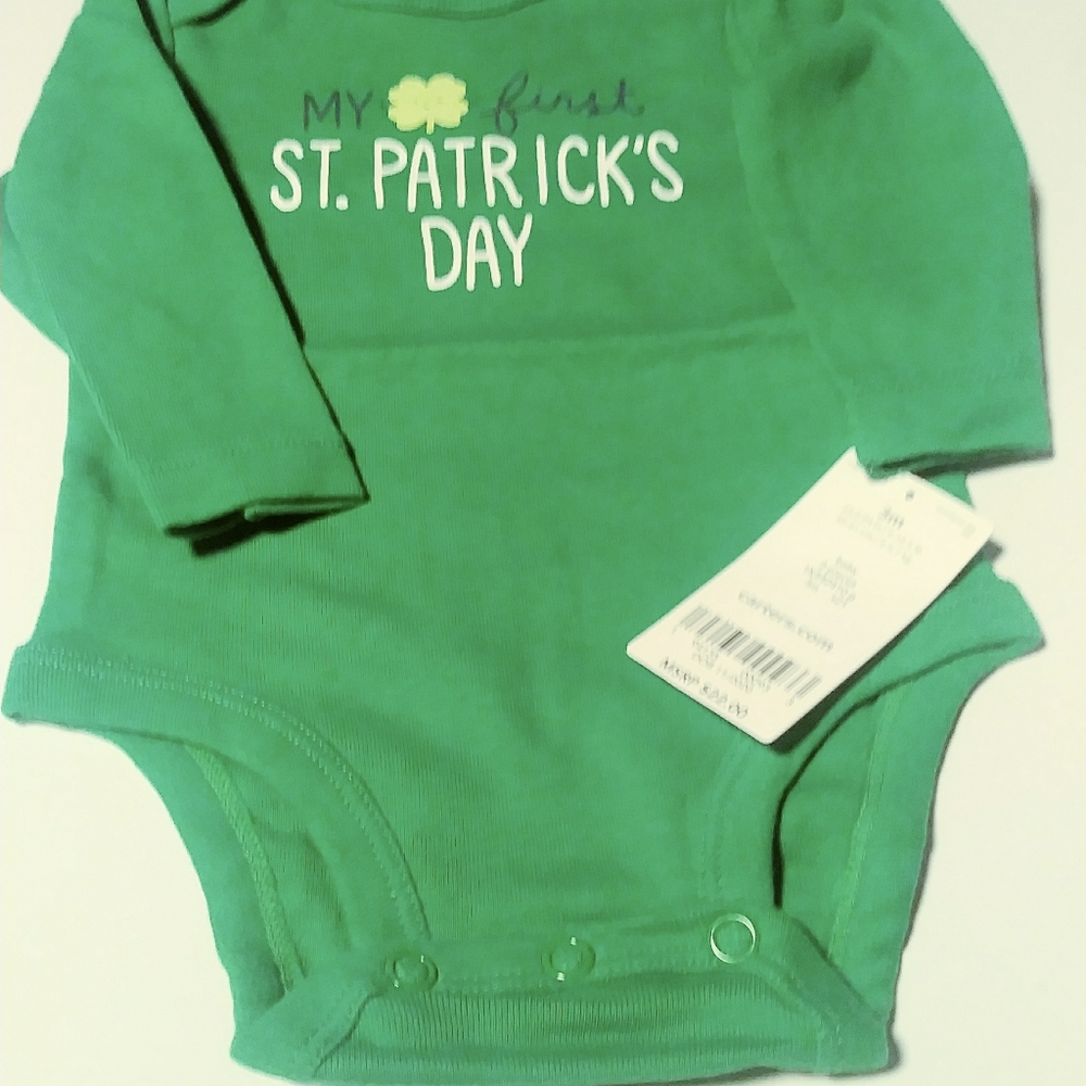 Carters 2 piece My First Saint Patricks Day